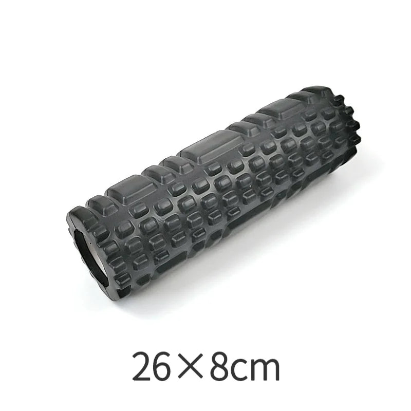 1Pc Foam Massage Roller, Hollow Yoga Column Fitness Equipment for Muscle Massage, Physiotherapy and Sports Rehabilitation, Rolle