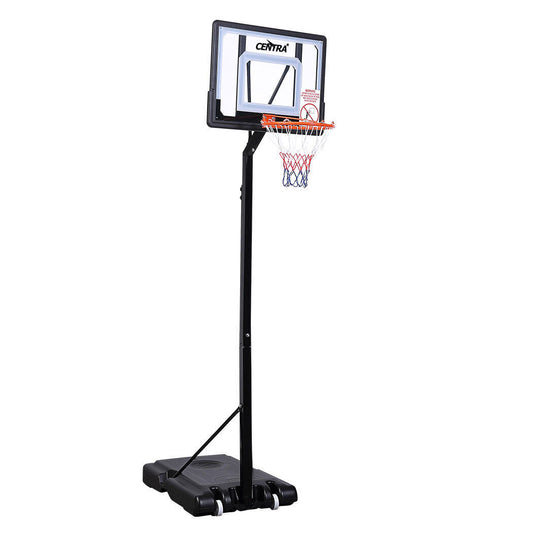 Centra Basketball Hoop Stand Kid Rim Ring System Large Backboard Net Adjustable