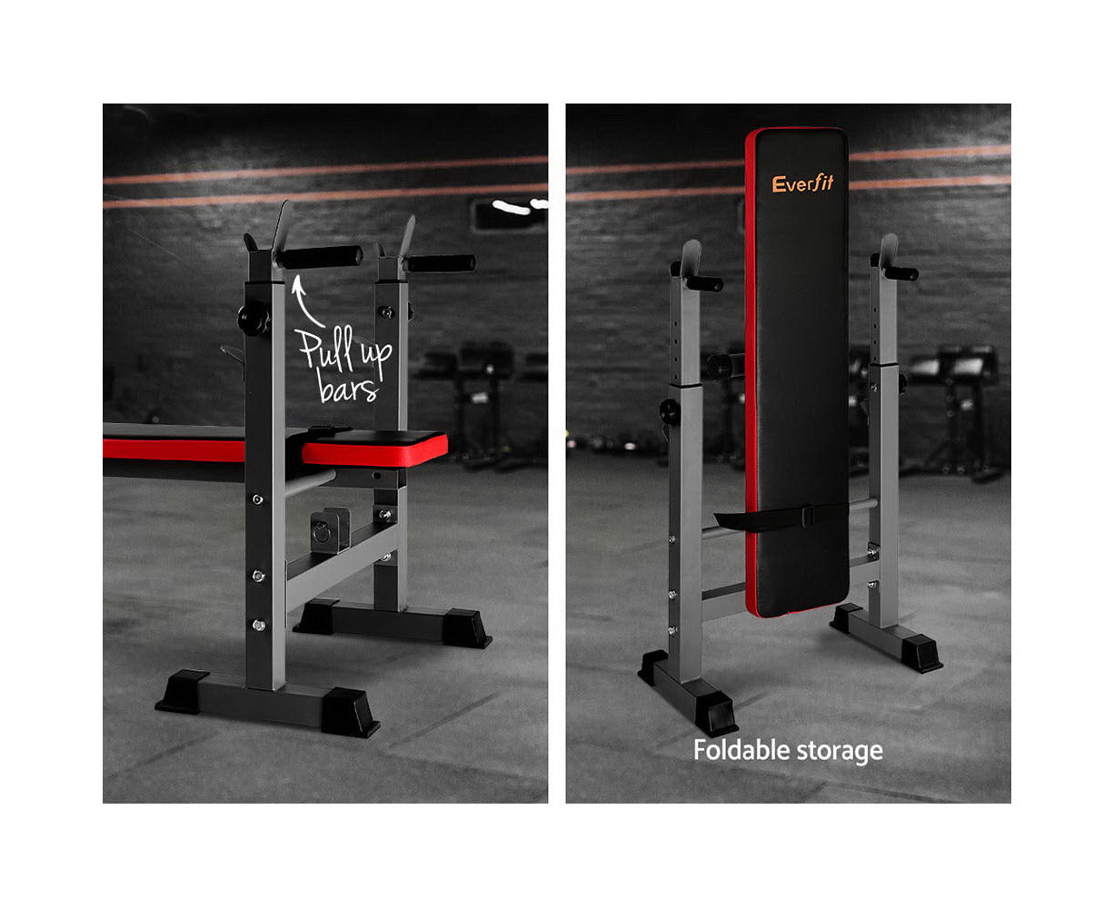 Weight Bench Squat Rack Bench Press Home Gym Equipment 200Kg